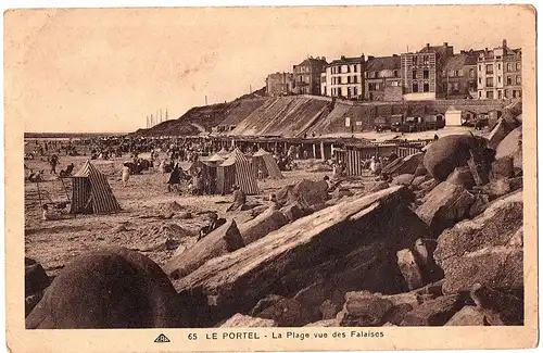 alte Ansichtskarte Le Portel gel. um 1920