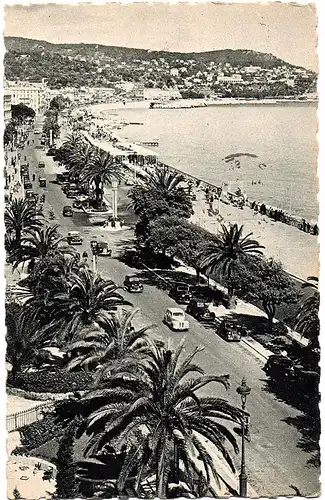 alte Ansichtskarte Nice,Nizza gel. um 1950