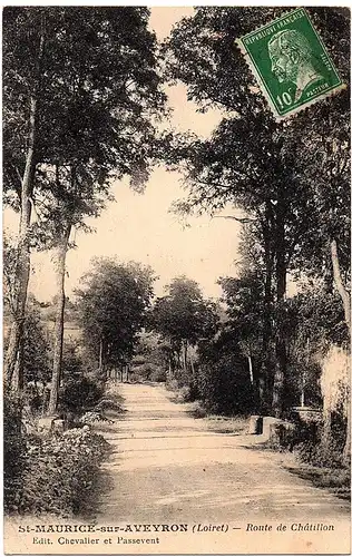 	Alte Ansichtskarte St.Maurice sur Avsrryon gel.um 1923