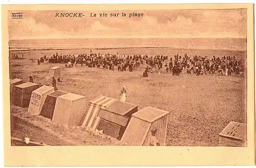 Alte Ansichtskarte Mittel Knogge gel. 1914