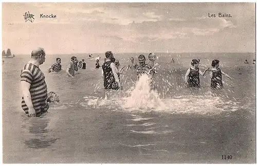 	Alte Ansichtskarte Mittel Knogge gel. um 1910