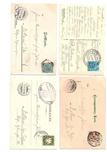 9 alte Ansichtskarten Thüringen gel.und ungel.