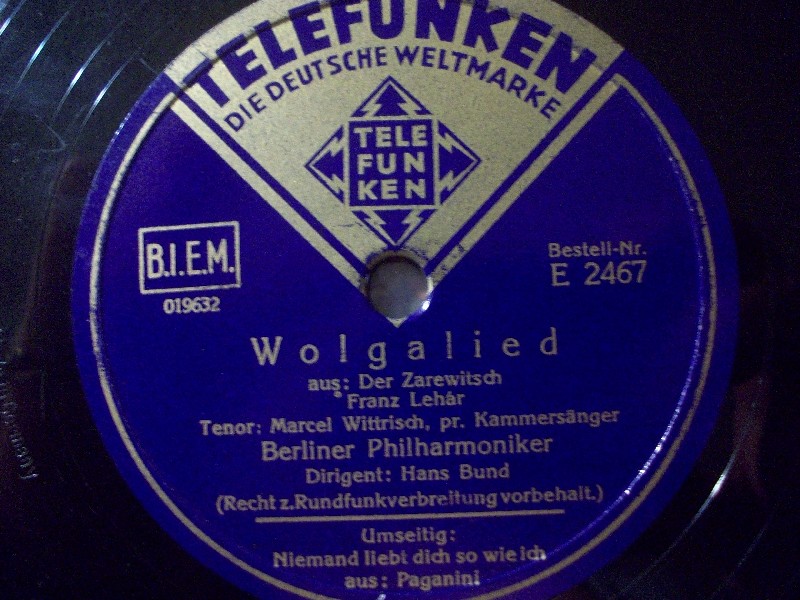 Wittrisch Amp Sack Niemand Liebt Dich So Wie Ich 78rpm