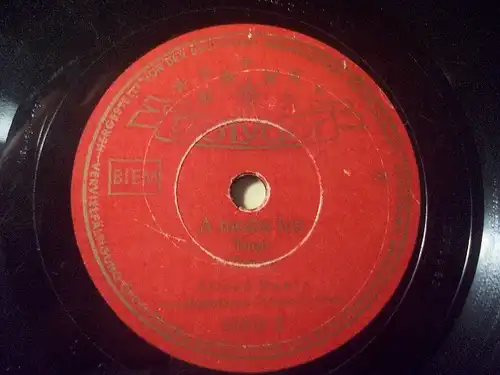 RADIO-TANGO-ORCHESTER ALFRED HAUSE "Olé Guapa / A media luz" Polydor 78rpm 10"