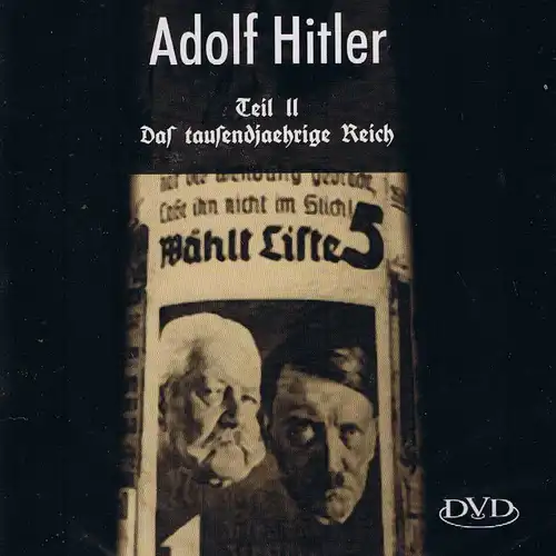 Die Chroniken des ADOLF HITLER auf 2 DVDs Original und Originalverpackt WWII
