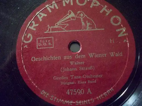 HANS BUND "Geschichten aus dem Wiener Wald" 1941 WWII ♫