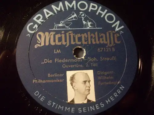 BERLINER PHILHARMONIKER & WILHELM FURTWÄNGLER " Die Fledermaus - Ouvertüre" 1937