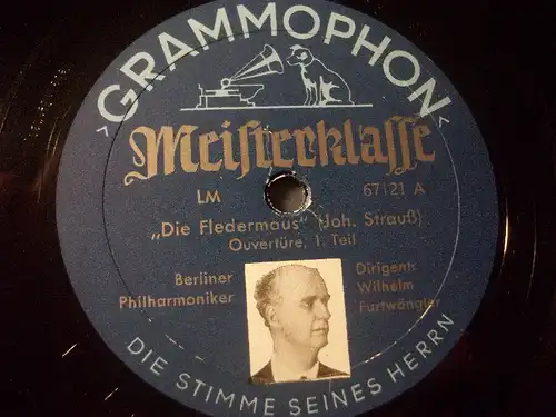 BERLINER PHILHARMONIKER & WILHELM FURTWÄNGLER " Die Fledermaus - Ouvertüre" 1937