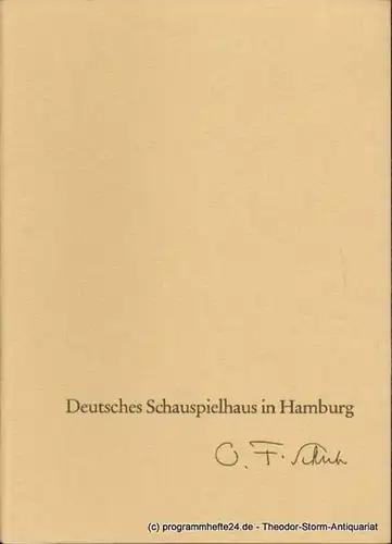 Schuh Oscar Fritz ( Intendant ), Penzoldt Günther, Wilken Rolf, Shakespeare William Die lustigen Weiber von Windsor. Deutsches Schauspielhaus in Hamburg. Programmheft Spielzeit 1963/64