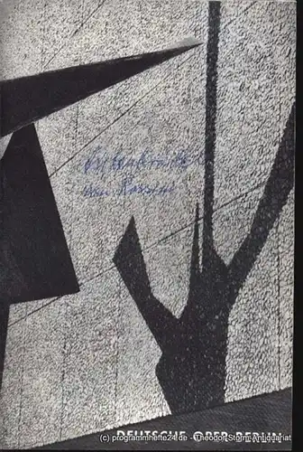 Jules Barbier, Offenbach Jacques Hoffmanns Erzählungen. Donnerstag, den 26. Juni 1969 Programmheft Juni/Juli 1969 Deutsche Oper Berlin. Tagesprogramm Inhaltsangabe Künstlerbilder