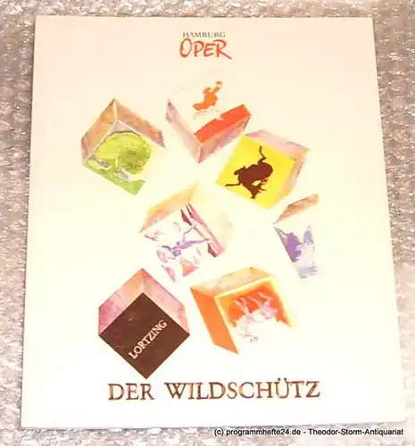 Hamburgische Staatsoper, Cordes Annedore Programmheft zur Premiere DER WILDSCHÜTZ am 5. Dezember 1993