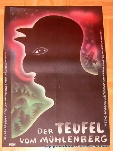 DEFA Filmplakat Der Teufel vom Mühlenberg. Ein märchenhafter Kinderfilm der DEFA