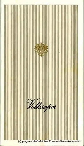 Wiener Volksoper, Karl Dönch, Lothar Knessl Programmheft Kleider machen Leute. Musikalische Komödie. Premiere 15. Juni 1985. Saison 1984 / 85