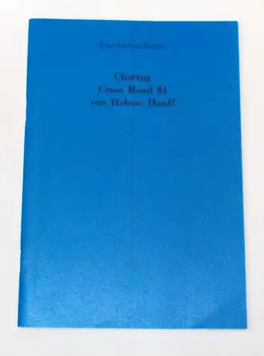 Ernst Deutsch Theater, Friedrich Schütter, Wolfgang Borchert Programmheft Charing Cross Road 84 von Helene Hanff. Deutschsprachige Erstaufführung. Premiere 18. Januar 1995
