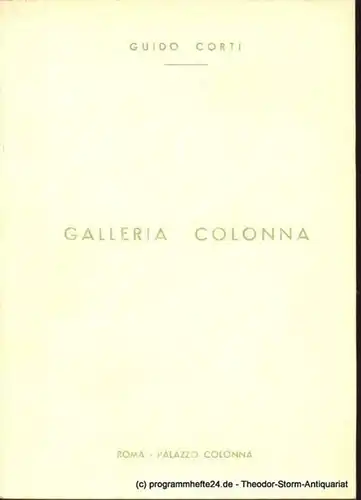 Corti Guido Galleria Colonna
