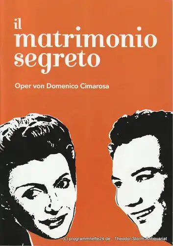 Hochschule für Musik und Theater München, Julia Breun Programmheft il matrimonio segreto. Oper von Domenico Cimarosa. Premiere 23. Mai 2008