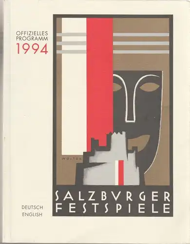 Salzburger Festspiele, Friedel Schafleitner Programmheft Offizielles Programm der Salzburger Festspiele 1994