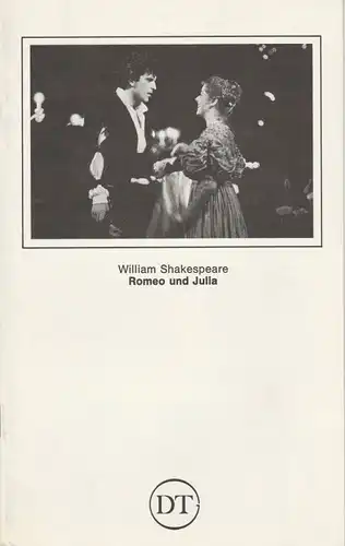 Deutsches Theater in Göttingen, Norbert Baensch Programmheft William Shakespeare: Romeo und Julia. Spielzeit 1981 / 82 Heft 496