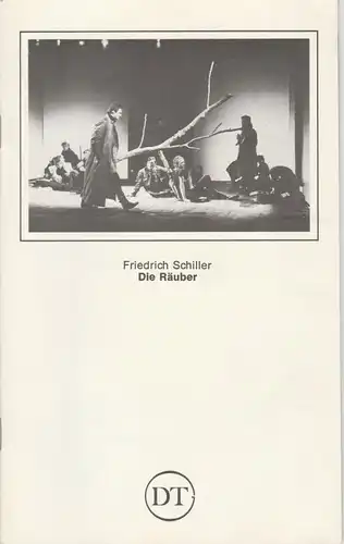 Deutsches Theater in Göttingen, Norbert Baensch Programmheft DIE RÄUBER. Schauspiel von Friedrich Schiller. Spielzeit 1982 / 83 Heft 514