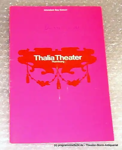Thalia Theater Hamburg, Intendant Boy Gobert: Programmheft König Johann von Friedrich Dürrenmatt nach William Shakespeare Spielzeit 1969/70 Heft 10. 