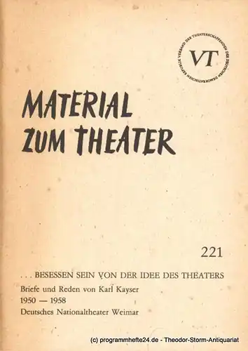 John Hans-Rainer: Material zum Theater Nummer 221 Reihe Schauspiel Heft 71. 