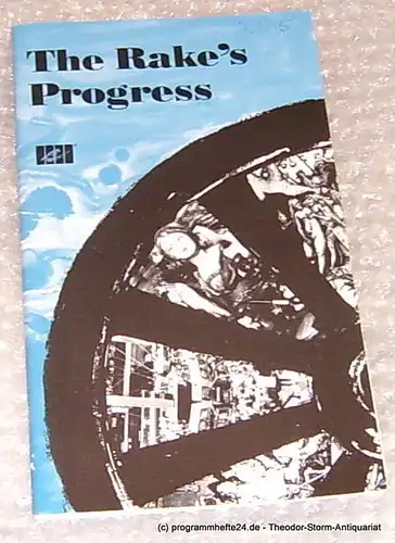 Städtische Theater Chemnitz, Leimert Volkmar: Programmheft Igor StrawinskyThe Rake´s Progress. Premiere 5. Februar 1994. 