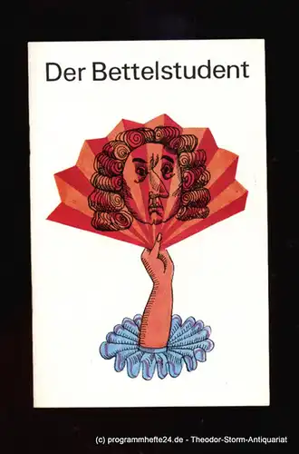 Metropol Theater, Intendant Hans Pitra, Damies Kurt Programmheft Der Bettelstudent. Operette in 3 Aufzügen. Spielzeit 1967 / 68