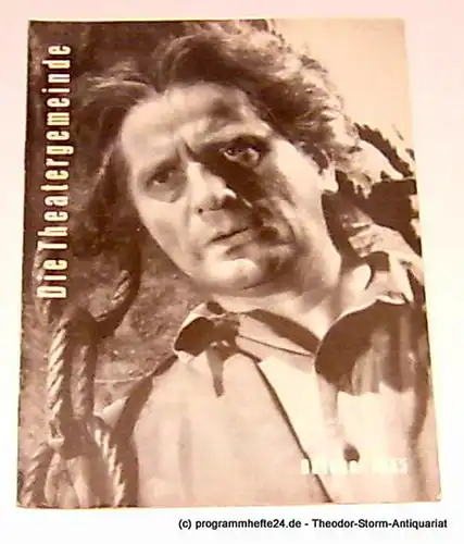 Volksbühne Kassel, Hermann Platiel, Nowotny Karl-Heinz: Die Theatergemeinde. Kulturelle Monatsschrift für Kassel. Spielzeit 1955 / 56 Oktober 1955 Heft 2 3. Jahrgang. 