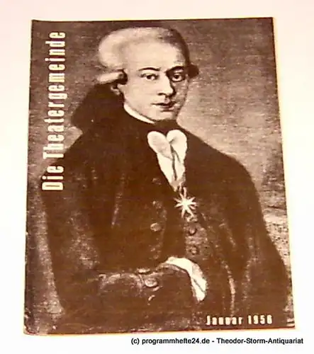 Volksbühne Kassel, Hermann Platiel, Nowotny Karl-Heinz: Die Theatergemeinde. Kulturelle Monatsschrift für Kassel. Spielzeit 1955 / 56 Januar 1956 Heft 5 3. Jahrgang. 