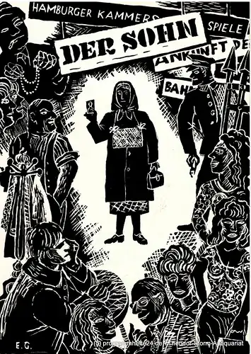 Hamburger Kammerspiele, Ilse Höger: Programmheft Hamburger Erstaufführung Der Sohn. Ein Stück von Gert Hoffmann. Blätter der Hamburger Kammerspiele 3. Heft der Spielzeit 1965 / 66. 