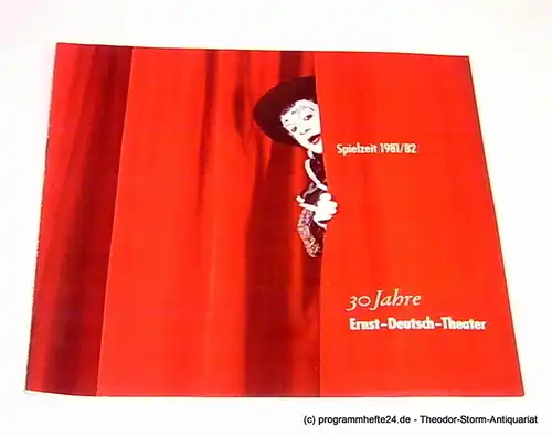 Ernst-Deutsch-Theater, Friedrich Schütter, Wolfgang Borchert, Hans-Peter Kurr: Programmheft Ernst-Deutsch-Theater 1981 / 82. 