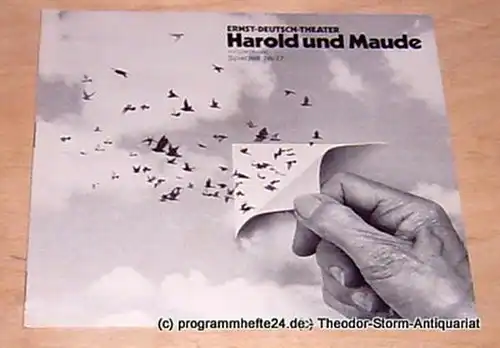 Ernst-Deutsch-Theater, Friedrich Schütter, Wolfgang Borchert: Programmheft Harold und Maude von Colin Higgins. Premiere 25. November 1976. Spielzeit 1976 / 77. 