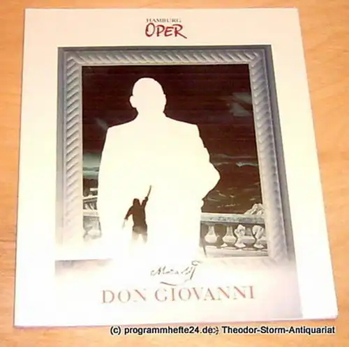Hamburgische Staatsoper, Wulf Konold, Annedore Cordes: Programmheft zur Premiere Don Giovanni am 1. September 1996. 