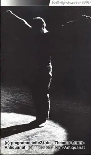 Bayerisches Staatsballett in Gründung, Konstanze Vernon, Bettina Wagner-Bergelt: Programmheft Gastspiel Bejart Ballett Lausanne. Dionysos - Der Dibbuk. Ballettfestwoche 1990. 