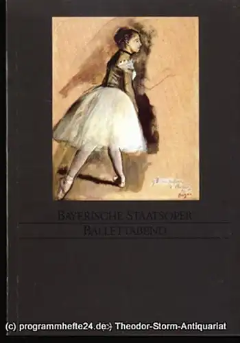 Bayerische Staatsoper, Wolfgang Sawallisch, Hanspeter Krellmann, Krista Thiele: Programmheft zum BALLETTABEND: Die Jahreszeiten / Der Fächer / Fanfare für Tänzer. Premiere am 15. Mai 1985 im Nationaltheater München. Spielzeit 1984 / 85. 