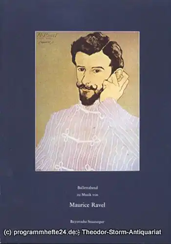 Bayerische Staatsoper, Wolfgang Sawallisch, E. Baitzel: Programmheft zu Ballettpremiere am 28. November 1982 im Nationaltheater. Ballettabend zu Musik von Maurice Ravel. Spielzeit 1982 / 83. 