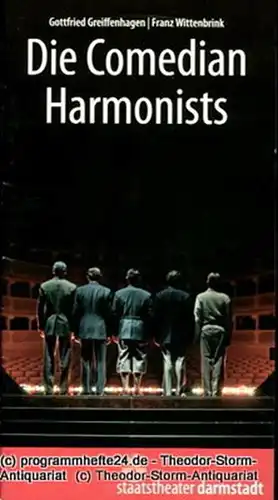 Staatstheater Darmstadt, John Dew, Matthias Lösch, Katrin Hartmann: Programmheft Die Comedian Harmonists. Premiere 17. Februar 2007 Großes Haus. 