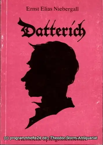 Staatstheater Darmstadt, Peter Brenner, Barbara Förster: Programmheft Datterich. Lokalposse von Ernst Elias Niebergall. Wiederaufnahme 19. März 1990. Programmbuch 111 Spieljahr 1990. 