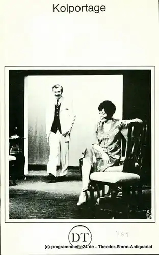 Deutsches Theater Göttingen, Günther Fleckenstein: Programmheft Kolportage. Komödie von Georg Kaiser. Premiere 2. Juni 1979. Spielzeit 1978 / 79 Heft 461. 