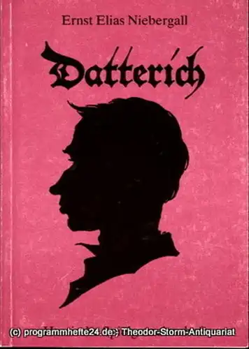 Staatstheater Darmstadt, Peter Brenner, Barbara Förster: Programmheft Datterich. Lokalposse von Ernst Elias Niebergall. Wiederaufnahme 19. März 1990. Programmbuch Nr. 111 Spieljahr 1990. 