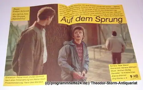 DEFA Gruppe Babelsberg, Filmplakat Auf dem Sprung