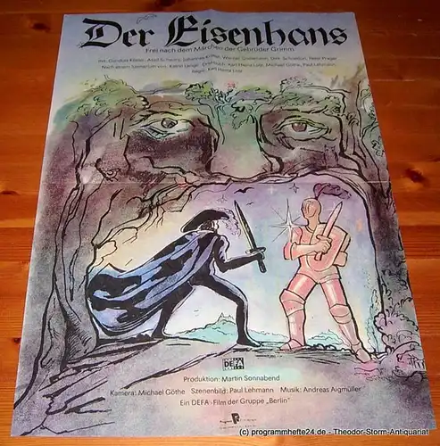 DEFA Gruppe Berlini, Filmplakat Der Eisenhans. Frei nach dem Märchen der Gebrüder Grimm