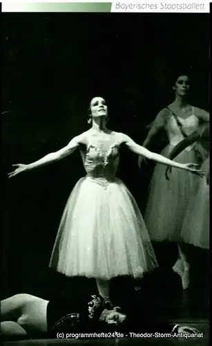 Bayerisches Staatsballett in Gründung, Konstanze Vernon, Bettina Wagner-Bergelt: Programmheft Programmheft zum Ballett GISELLE von Theophile Gautier, Vernoy de Saint-Georges und Jean Coralli. Spielzeit 1990 / 91. 