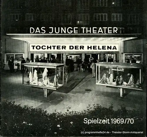 Das Junge Theater, Friedrich Schütter, Wolfgang Borchert: Programmheft Tochter der Helena. Komödie von Hans Koningsberger. Deutsche Erstaufführung. Spielzeit 1969 / 70 Heft 11. 