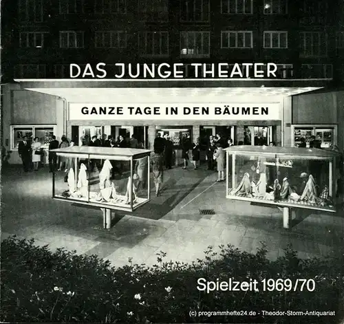 Das Junge Theater, Friedrich Schütter, Wolfgang Borchert: Programmheft Ganze Tage in den Bäumen. Schauspiel von Marguerite Duras. Spielzeit 1969 / 70 Heft 3. 