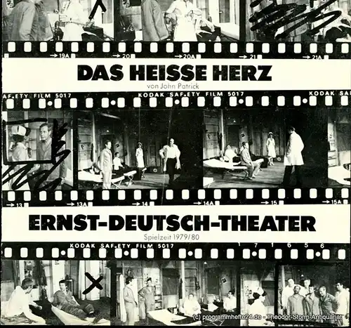 Ernst  Deutsch  Theater Hamburg, Friedrich Schütter, Wolfgang Borchert: Programmheft Das heiße Herz von John Patrick. Premiere 24. April 1980. Spielzeit 1979 / 80 Heft 9 und 10. 
