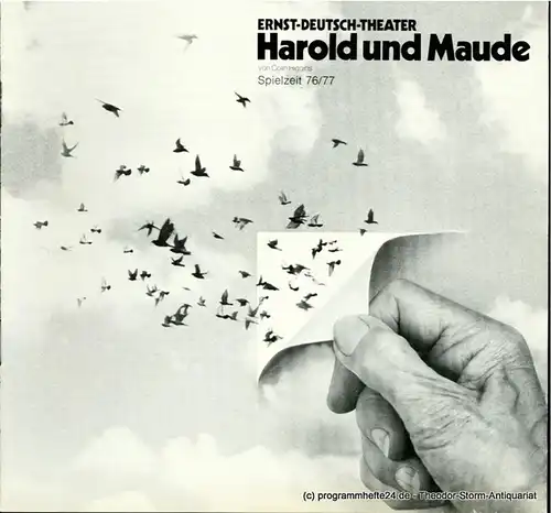 Ernst  Deutsch  Theater Hamburg, Friedrich Schütter, Wolfgang Borchert: Programmheft Harold und Maude von Colin Higgins. Premiere 25. November 1976. Spielzeit 1976 / 77 Heft 4 / 5. 
