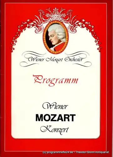 Wiener Mozart Orchester, Karl Berger, Gerald Grünbacher: Programmheft Wiener Mozart Konzert. 