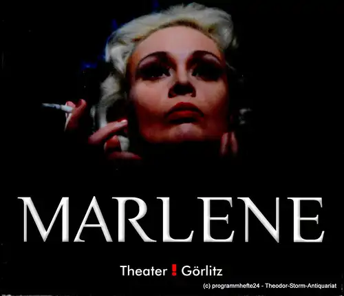 Gerhart-Hauptmann-Theater Görlitz-Zittau, Klaus Arauner, Ronny Scholz, Sebastian Ritschel: Programmheft MARLENE. Ein Stück mit Musik von Pam Gems. Premiere 23. Januar 2011 - Theater Görlitz / Theater hinterm Vorhang. Spielzeit 2010 / 2011 Heft 5. 