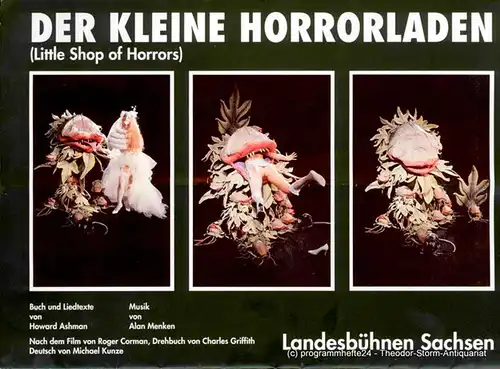 Landesbühnen Sachsen, Christian Schmidt, Evelin Ledig: Programmheft Der kleine Horrorladen. Musical. Premiere 29. Februar 1992. Spielzeit 1991 / 92 Heft 7. 